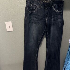 Hydraulic Bailey Slim Boot Cut  Dark Wash Jeans- Size 18W-Never been worn